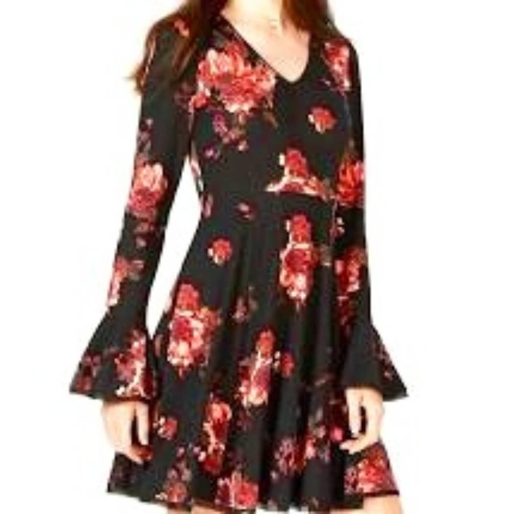 American Rag Juniors' Floral Fit & Flare Dress
